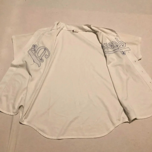 Vintage Los Angeles Dodgers Majestic Team Blank Jersey Mens 2X Made in USA MLB - Picture 16 of 16